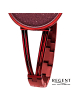 Regent Armbanduhr-Analog rot klein (ca. 30mm) Regent Metallarmband