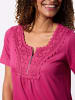 WITT WEIDEN Kurzarm-Shirt in fuchsia