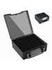 relaxdays Batteriebox in Grau - (B)17 x (H)8 x (T)16 cm