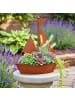 relaxdays Gartendeko "Schiff" in Braun - (B)34,5 x (H)43 x (T)10 cm