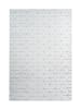 Kayoom Hochflor Teppich Vivica 125 in weiß - graublau - rechteckig