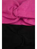 Coccodrillo geripptes Stirnband in fuchsie