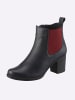 Heine Stiefelette in marine-bordeaux
