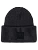 super.natural Merino Mütze KRISSINI BEANIE in schwarz