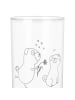 Mr. & Mrs. Panda Tumbler Mops Verliebt mit Spruch in Transparent