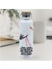 Mr. & Mrs. Panda große trinkflasche Storch mit Spruch in Weiß