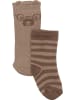 Minymo Kinder Socken in Braun