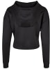 Urban Classics Urban Classics Damen Ladies Short Scuba Hoody in black