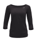 Winshape Functional Light and Soft 3/4-Arm Top AET139LS in schwarz