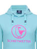 SCHIETWETTER Hoodie "Schietwetter" in mint-pink