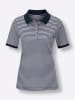 creation L Poloshirt in marine-weiß-geringelt