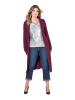 MIAMODA Strickjacke in purpur