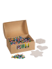 Nabbi BioBeads Ø 5mm, 5.000 Stk. inkl. 3 Stiftplatten, 10 Farben Mix - ab 5 Jahren