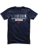 Superman T-Shirt "SUPERMAN Barcode T-Shirt" in Blau