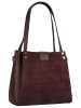 Forty degrees Shopper echt Leder in bordeaux