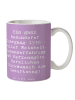 Mr. & Mrs. Panda Keramiktasse Spruch 1938 Geburtstag mit Spruch in Lavendeltraum