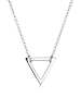 Elli Halskette 925 Sterling Silber Dreieck, Geo in Silber