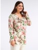 sheego Langarm-Shirt in champagner-puder-bedruckt