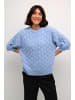 Kaffe Strickpullover KAmalene Loose fit in Vista Blue Melange