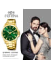 Festina Analog-Armbanduhr Festina Swiss Made gold groß (ca. 41mm)