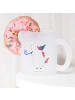 Mr. & Mrs. Panda Teetasse Einhorn Party ohne Spruch in Transparent