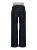 Vero Moda Umstandsjeans mit weitem Bein in Dark Blue Denim