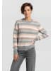 KIANNA Women Sweater in GREY STRIPED