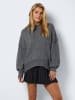 Noisy may Strickpullover Rundhals loose fit in Dunkelgrau