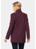 GOLDNER Kurzgröße:  Wolljacke Wolljacke mit feinen Details in pflaume