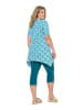 Ulla Popken Longshirt in denimblau