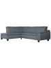 58 aufm Kessel ECKSOFA mit Ottomane links Kaylil Flachgewebe denim