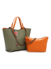 Tamaris Keshia Shopper Tasche 48 cm in khaki