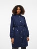 Vero Moda Langer Parka in Navy Blazer
