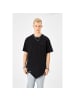 Ossy Homer T-Shirt Oversize Fit mit 320gsm Baumwolle in Schwarz