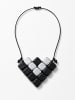 collezione alessandro Lange Kette " Square " in schwarz