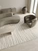 KADIMA DESIGN Teppich Kurzflor Abstrakt pflegeleicht Wohnzimmer Schlafzimmer Flur in Creme