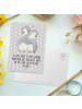 Mr. & Mrs. Panda Wanddeko Pinguine Kuscheln mit Spruch in Grau Pastell