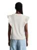 Marc O'Polo DENIM Ärmelloses Rüschen-Top regular in Silky White