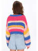 myMo Women Sweater in pink multicolor
