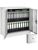 tectake Büroschrank mit 3 Böden, abschließbar, 90x40x90 cm