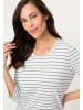 Olsen T-Shirt Hannah in khaki weiß