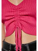 myMo ROCKS Damen Crop-Top in PINK