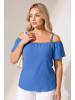 Shape Of You Blouse in Blau