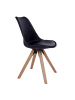 ebuy24 Benno Esszimmerstuhl  Schwarz 2er Set