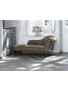 Beliani Chaiselongue NIMES in Braun - (W) 169 x (H) 79 x (L) 65 cm