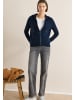 Cecil Cosy Cardigan mit Hoodie in Blau