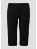 QS Jeans-Hose 3/4 in Schwarz