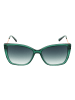 Bulget Frauen Sonnenbrille Schmetterling Grün