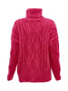 myMo Damen Rollkragenpullover in FUCHSIA