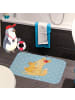 Mr. & Mrs. Panda Badematte Fuchs Mama ohne Spruch in Blau Pastell
